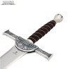 Espada Clan MacLeod, Inmortales, plata (acero inoxidable) Marto Toledo - frontal