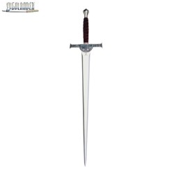 Espada Clan MacLeod, Inmortales, plata (acero inoxidable) Marto Toledo - completa