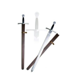 Espada Medieval, plata (acero carbono) Marto Toledo - completa