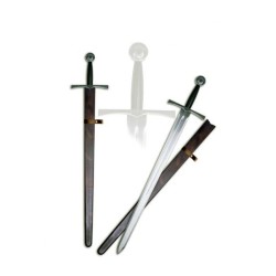 Espada Medieval II, plata (acero carbono) Marto Toledo - completa