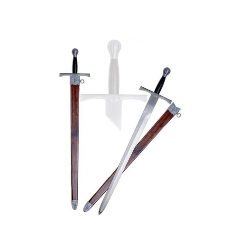 Medieval Sword III, silver (carbon steel) Marto Toledo - complete