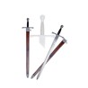 Medieval Sword III, silver (carbon steel) Marto Toledo - complete