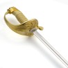 Spanish Navy Sword, gold-plated brass (stainless steel) Marto Toledo - hilt detail