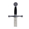 Espada Excalibur - Tamaño Cadete, plata (acero inoxidable) Marto Toledo - empuñadura