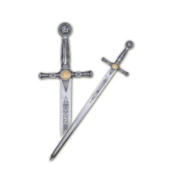 Masonic Sword - Cadet Size, silver (stainless steel) Marto Toledo - complete