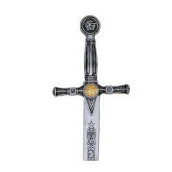 Masonic Sword - Cadet Size, silver (stainless steel) Marto Toledo - hilt detail