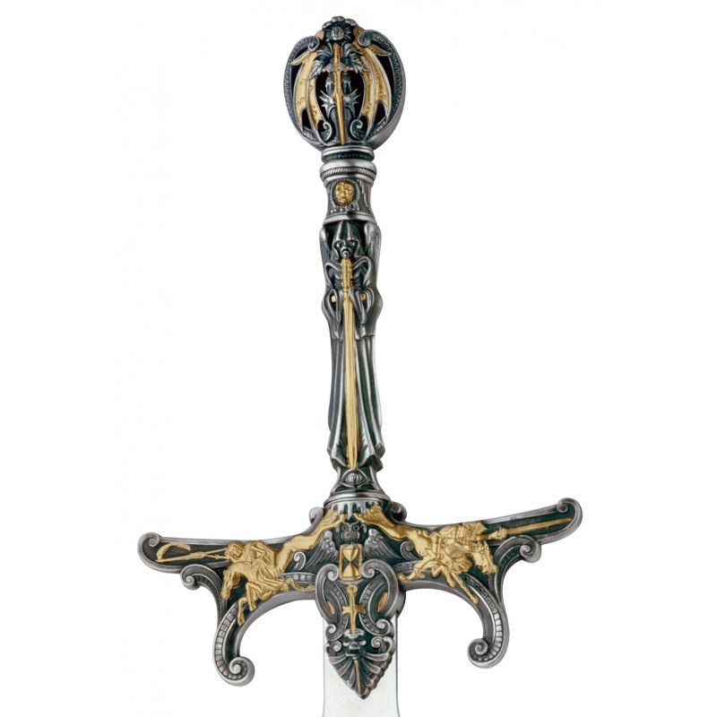 Horsemen of the Apocalypse Sword silver (stainless steel) Marto Toledo - hilt detail