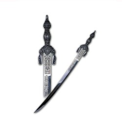 Espada Boabdil - Cadete, plata (acero inoxidable) Marto Toledo - completa