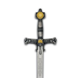 Solomon’s Sword – Cadet Size, silver (stainless steel) Marto Toledo - hilt detail