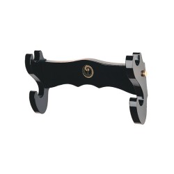 Double Katana Wall Rack, wood black finish - marto toledo - frontal