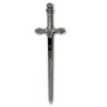 King Arthur Letter Opener, silver (stainless steel) Marto Toledo - hilt detail