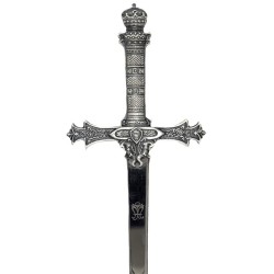 King Arthur Letter Opener, silver (stainless steel) Marto Toledo - complete