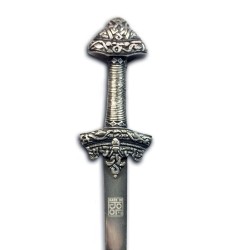 Viking Letter Opener, silver (stainless steel) Marto Toledo - hilt detail