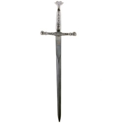 Abrecartas Carlos V, plata (acero inoxidable) Marto Toledo - completa