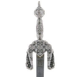 Abrecartas Boabdil, plata (acero inoxidable) Marto Toledo - empuñadura