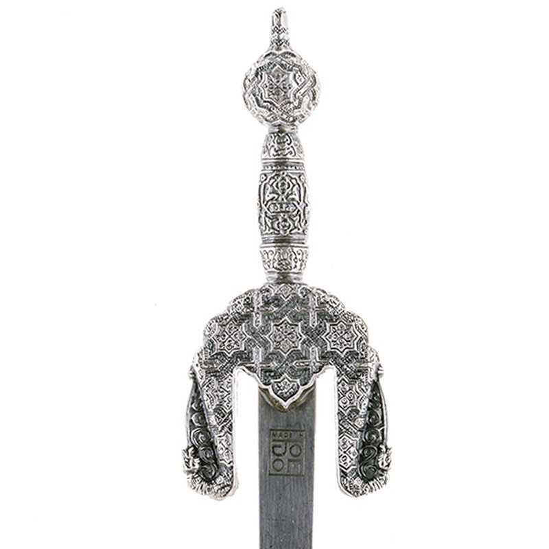 Abrecartas Boabdil, plata (acero inoxidable) Marto Toledo - empuñadura