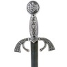 Great Captain Letter Opener, silver (stainless steel) Marto Toledo - hilt detail