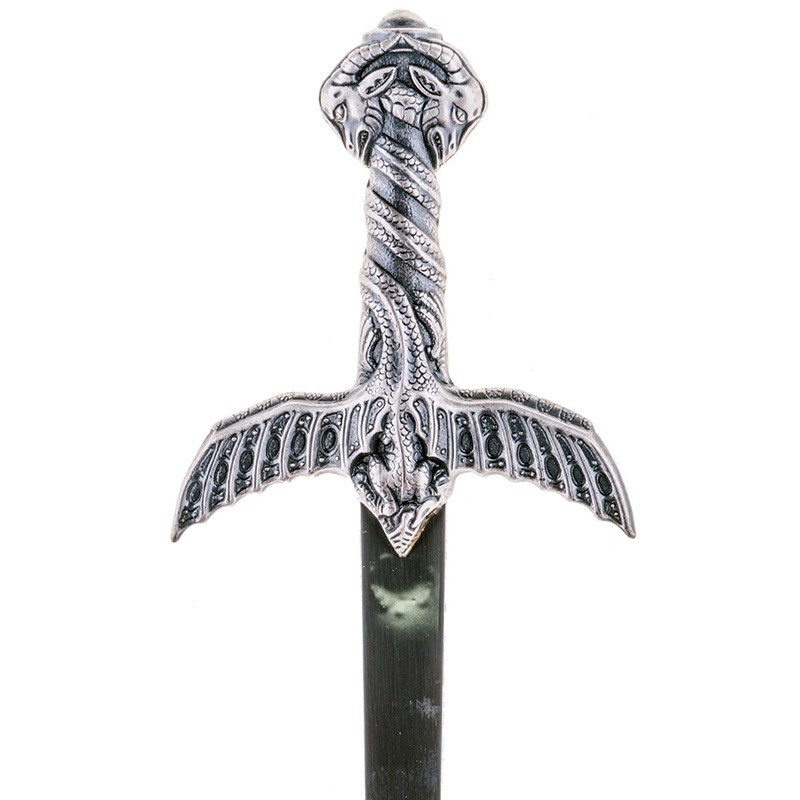 Barbarians Letter Opener, silver (stainless steel) Marto Toledo - hilt detail