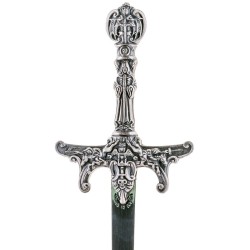 Four Horsemen of the Apocalypse Letter Opener, silver (stainless steel) Marto Toledo - hilt detail