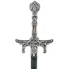 Four Horsemen of the Apocalypse Letter Opener, silver (stainless steel) Marto Toledo - hilt detail