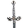American Letter Opener, silver (stainless steel) Marto Toledo - hilt detail