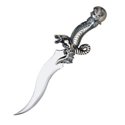 Merlin Dagger, silver (stainless steel) Marto Toledo - hilt detail