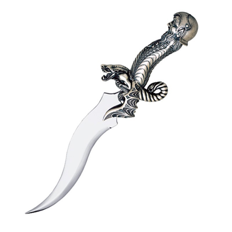 Merlin Dagger, silver (stainless steel) Marto Toledo - hilt detail