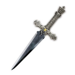 Daga Rey Arturo, plata (acero inoxidable) Marto Toledo - empuñadura