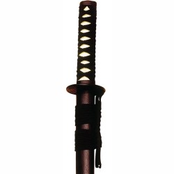 Wakizashi Negro, (acero inoxidable) Marto Toledo - empuñadura