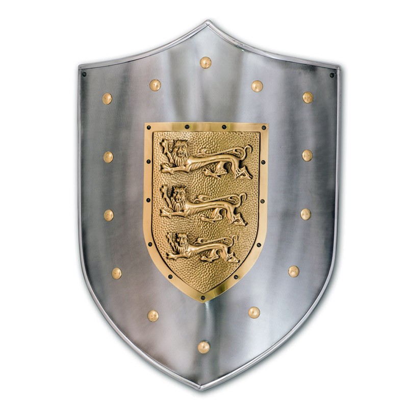 Escudo Medieval Leones Ricardo Corazón de León