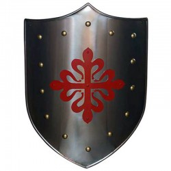 Escudo Medieval-Cruz Calatrava Rojo_Marto-Toledo