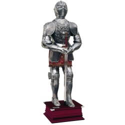 Armadura Medieval Repujada, tamaño natural (acero) Marto Toledo - Vista frontal