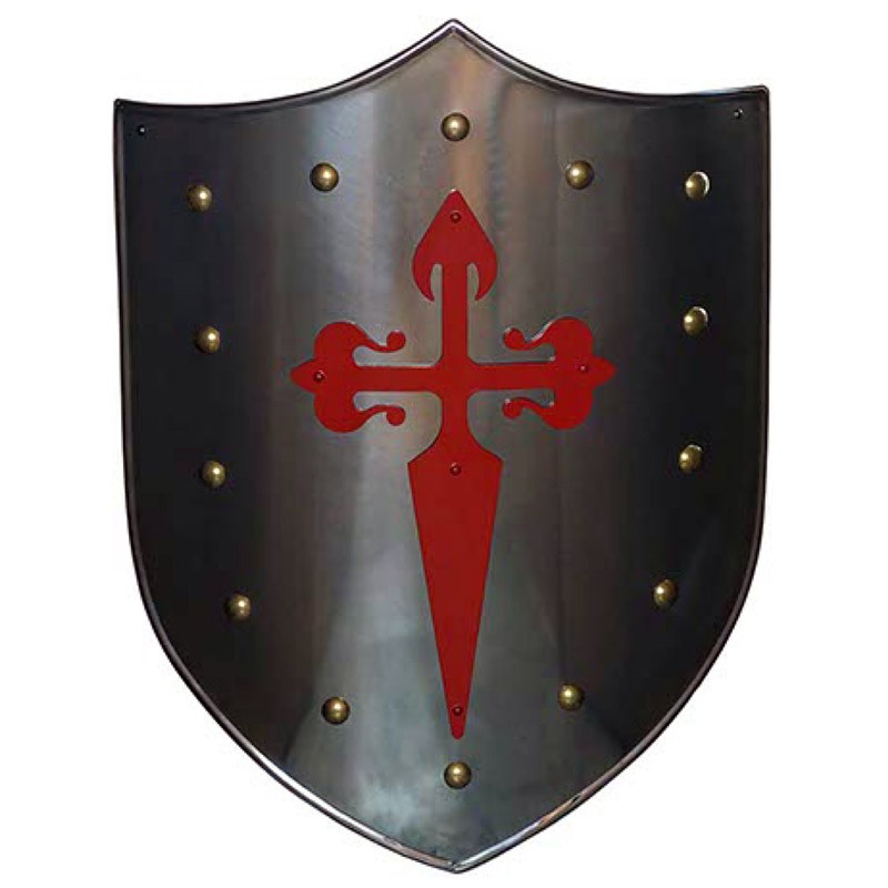 Escudo Medieval-Cruz Santiago Roja_Marto-Toledo