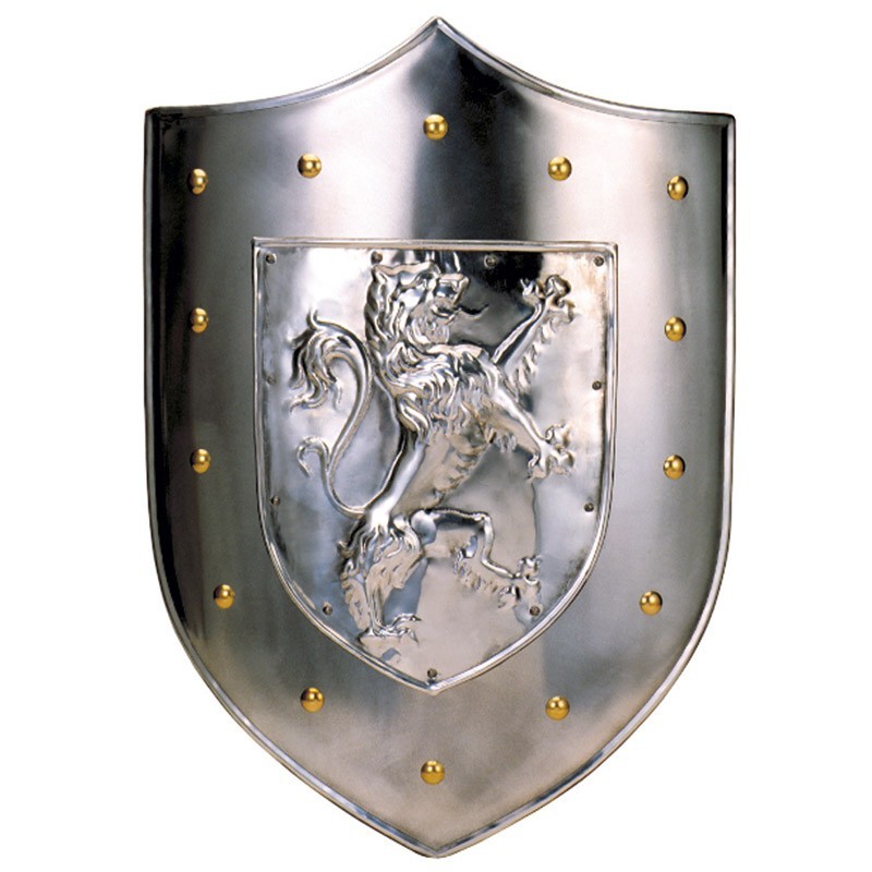 Rampant Lion Shield, (stainless steel) Marto Toledo - frontal