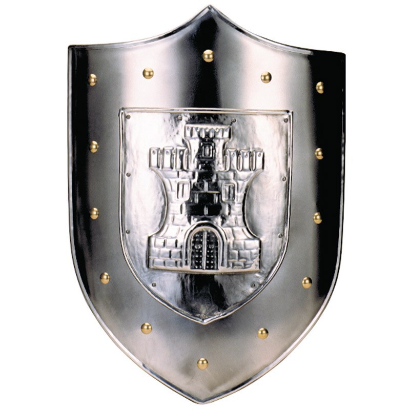 Tower of Castile Shield, (stainless steel) Marto Toledo - frontal