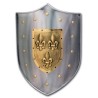 Fleur-de-Lis Shield, brass (stainless steel) Marto Toledo - frontal