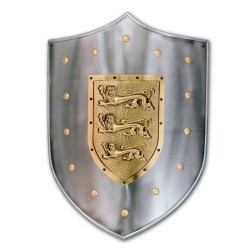Escudo Ricardo Corazón de León, Latón (acero inoxidable) Marto Toledo - frontal