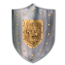 El Cid Campeador Shield, brass (stainless steel) Marto Toledo - frontal