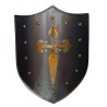 Escudo Cruz Santiaguista, Latón (acero inoxidable) Marto Toledo - frontal