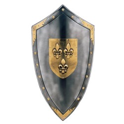 Escudo Flor de Lis Grande, Latón (acero inoxidable) Marto Toledo - frontal