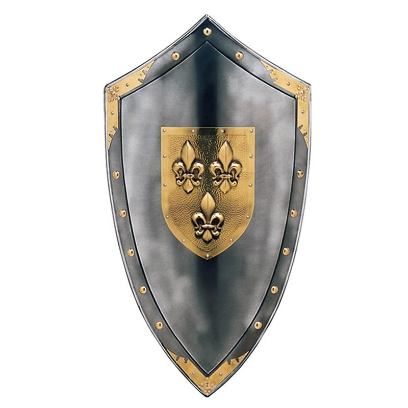 Escudo Flor de Lis Grande, Latón (acero inoxidable) Marto Toledo - frontal