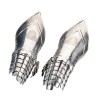 Chiselled Gauntlets, Life-size (stainless steel) Marto Toledo - Frontal