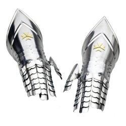 Templar Gauntlets, , Life-size (stainless steel) Marto Toledo - Frontal