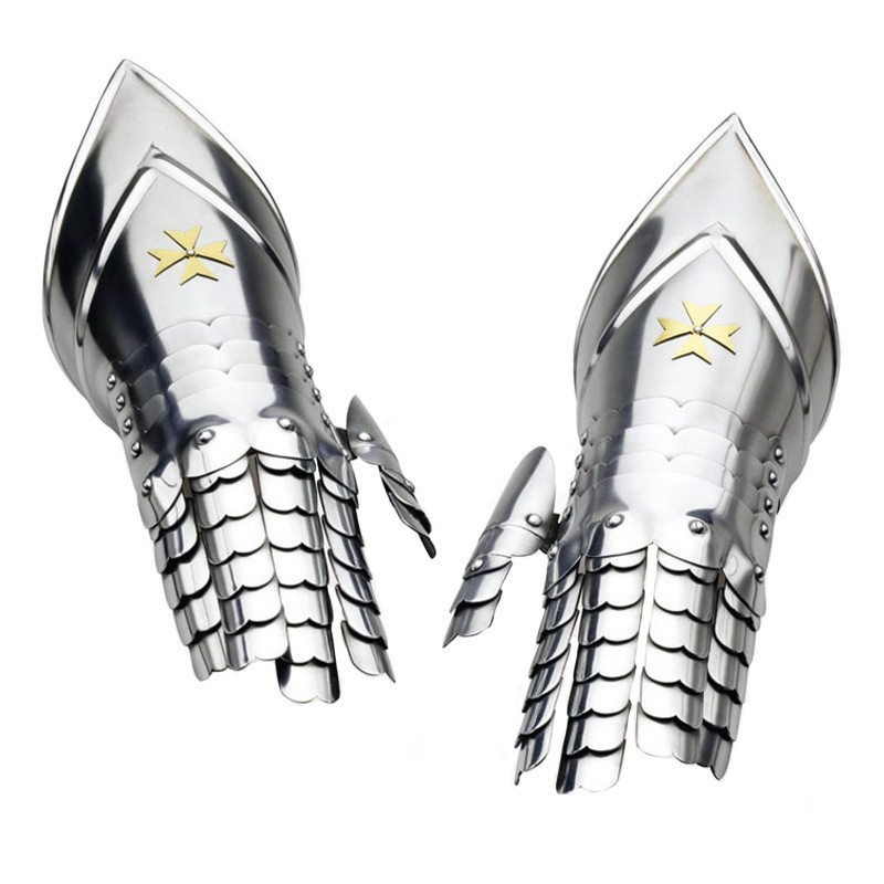 Templar Gauntlets, , Life-size (stainless steel) Marto Toledo - Frontal