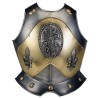 Gold-Decorated Natural Breastplate, Life-size (stainless steel) Marto Toledo - Frontal