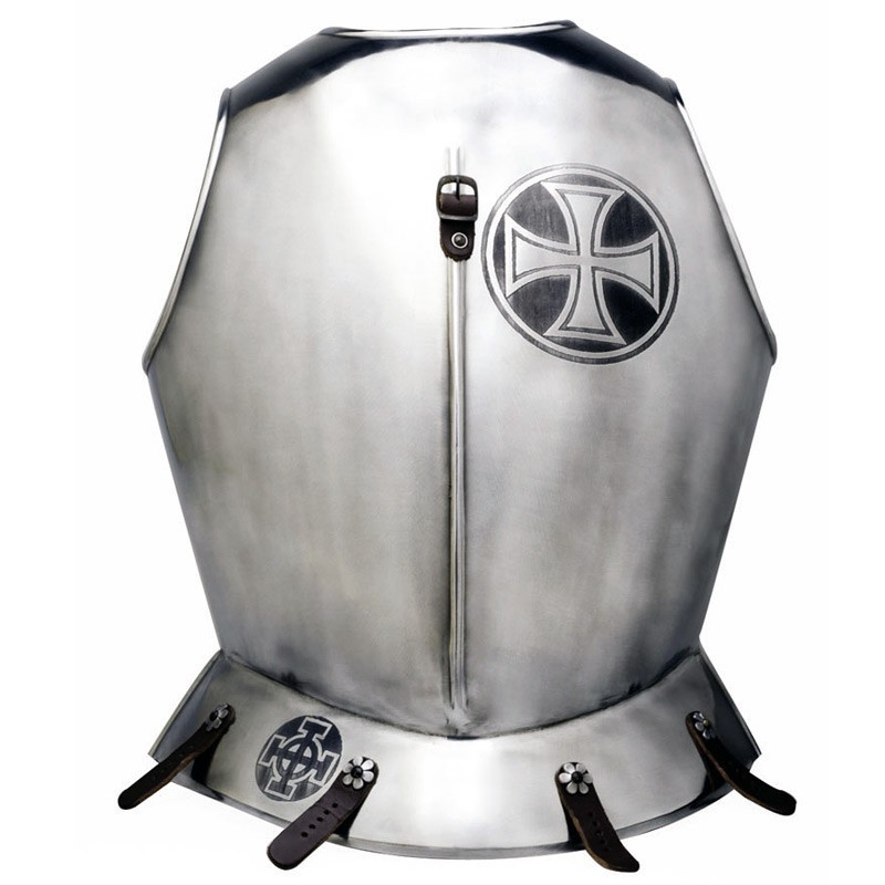 Templar Cross Breastplate, Life-size (stainless steel) Marto Toledo - Frontal