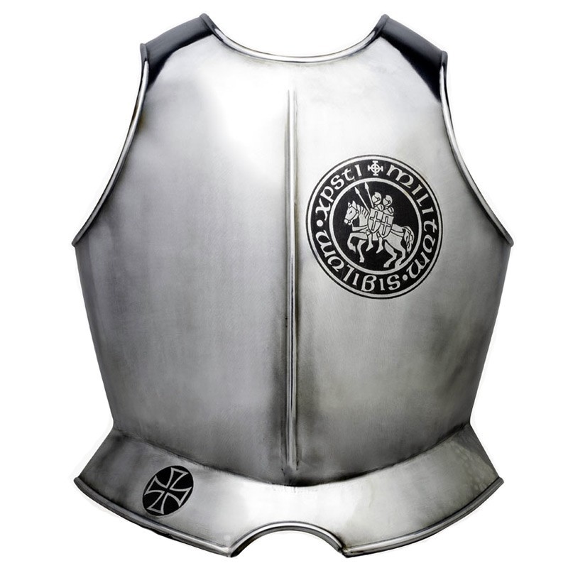 Templar Seal Breastplate, Life-size (stainless steel) Marto Toledo - Frontal