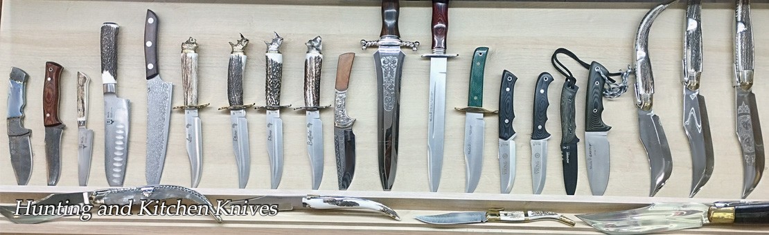 Pocket knives and hunting & kitchen knives. Handcrafted in Spain, perfect for everyday use or outdoor adventures.