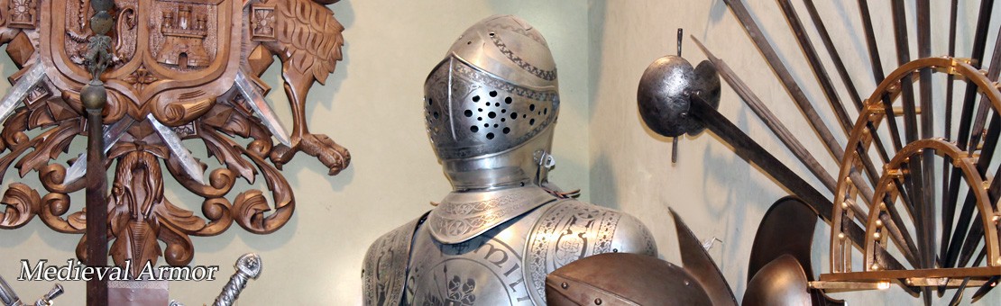 Handcrafted medieval armor made in Toledo, Spain. High-quality historical replicas.