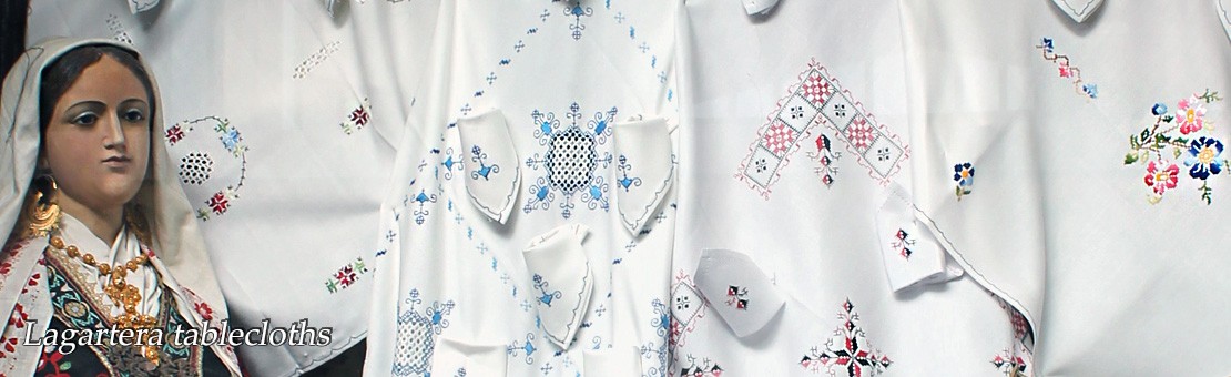 Artisanal table linen from Lagartera, handcrafted in Toledo, Spain